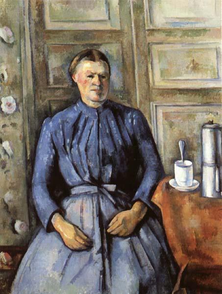 Paul Cezanne La Femme a la cafetiere oil painting picture